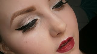 Glamorous Pinup Makeup Tutorial [upl. by Eadwine]