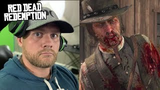 John Marstons Death Reaction  Red Dead Redemption [upl. by Silbahc]