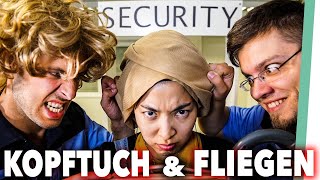 Mit Kopftuch am Flughafen  Hijabi beim SecurityCheck l Esras ZenWelt [upl. by Orutra]