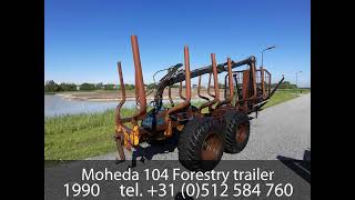 Moheda 104 Forestry trailer [upl. by Nevaeh]