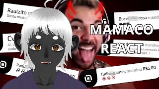 MAMACO PRETO REACT SIM DONATES ABSURDOS DA LIVE DO RENAN o Goulart não pode ver este vídeo [upl. by Fritz]