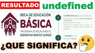 ¿QUE SIGNIFICA UNDEFINED BECA DE EDUCACION BASICA 2023PRESCLARPRIMARIASECUNDARIA EXPLICACION 👧🏼👦🏼 [upl. by Lenoj]