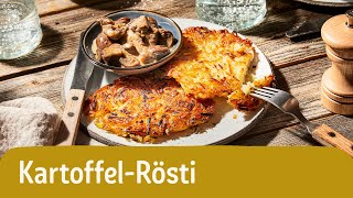 KartoffelPastinaken Rösti  REWE Deine Küche [upl. by Yelime]