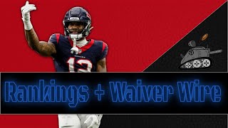 Week 12 Waiver Wire  Rankings  Matchups to Avoid and Target  Fantasy Football Warriors Podcast [upl. by Ytak]