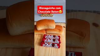 Bisnaguinha com Chocolate Baton receitas chocolate [upl. by Giliana]