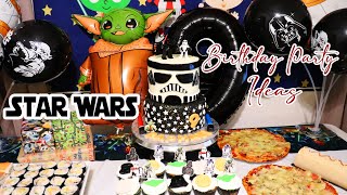 Star Wars Birthday Party Ideas  Star Wars Cake  Star Wars Party Decoration  Cake for Boys [upl. by Ramedlab]