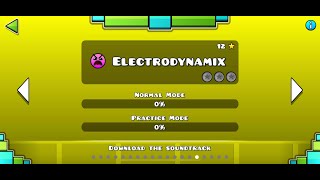 Electrodynamix attempts geometry dash [upl. by Aisatna]