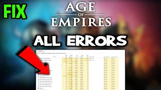 Age of Empires – How to Fix All Errors – Complete Tutorial [upl. by Natividad]