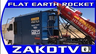 Flat Earther Launching Steam Powered Rocket  Mad Mike Hughs second rocket flight [upl. by Rhona]