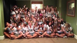 Alpha Chi Omega Song Round 2013 [upl. by Taddeo448]