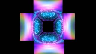 Colorful stage hologram Technology Video for 4 face Holographic Pyramid 4 face view [upl. by Anerhs610]