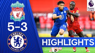 Liverpool 53 Chelsea  Premier League Highlights [upl. by Kafka]