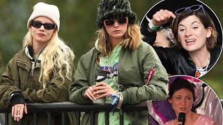 quotAnya TaylorJoy Cara Delevingne and More Stars at Glastonbury 2024quot [upl. by Lenni968]