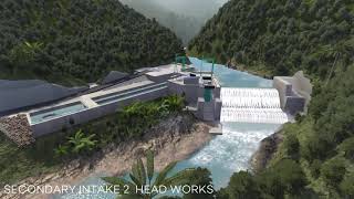 CALANASAN Hydropower Project Conceptual Model by AFRYPoyry Engineering [upl. by Esidnac]