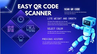 easy qr code scanner app promo ads [upl. by Eelahc335]