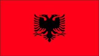 Albania Flag and Anthem [upl. by Norrv]