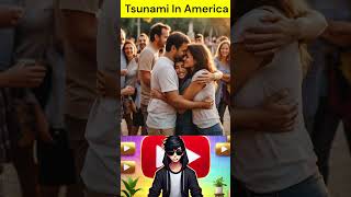 What If Tsunami Hit America tsunami shorts what [upl. by Nnyletak984]