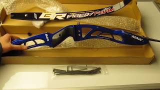 BampR MAW Junxing F165 Unboxing Same as Galaxy TourchPSE Theory 25quot recurve riser [upl. by Masera912]