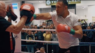 Pulev vs Fury Open practice [upl. by Hathcock]