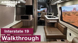 Airstream 2022 Interstate 19 Touring Coach Walkthrough [upl. by Aihsela]