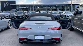 The 2023 AMG SL 55 Roadster packs V8 power remarkably [upl. by Nerrol92]