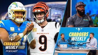 Herbert vs Burrow ChargersBengals SNF Preview  LA Chargers [upl. by Grefe]