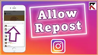 How To Allow People To Share Your Posts On Their Instagram Story [upl. by Notfol]