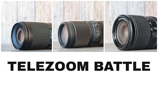 BEST EMOUNT TELEZOOM Tamron 70300mm vs Sigma 100400mm vs Sony 70300mm [upl. by Mike]