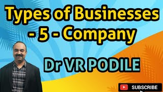 Types of Businesses  5 Company  Meaning  Features  Merits and Demerits of Company [upl. by Ened]