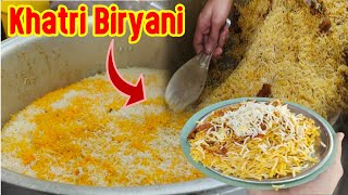 World Most Famous Beef Biryani  Spicy Khatri Biryani  Street Food Pakistan  Fahad Sherazi [upl. by Brodeur]