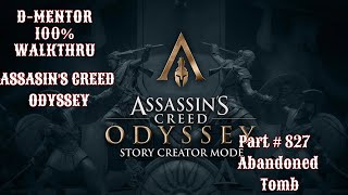 Assassins Creed Odyssey 100 Walkthrough Abandoned Tomb [upl. by Lekcim]