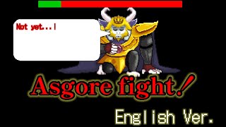 【Undertale】Asgore fight English Ver [upl. by Eerhs635]