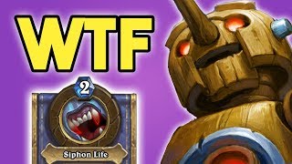 The WORST COMBO Deck EVER w Clockwork Automaton  OP HERO POWER  The Witchwood  Hearthstone [upl. by Bambi805]