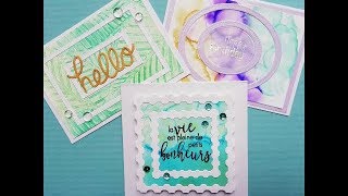 Scrapbooking tutoriels français  Carterie  Des encadrements avec les sets de dies [upl. by Clifton]