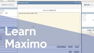 IBM Maximo V7 Job Planning Create a Basic Job Plan [upl. by Gnihc613]