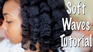 How To Achieve Soft Waves on Natural Hair [upl. by Conners]