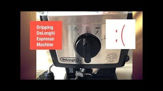 Leaky DeLonghi EC155 Espresso Machine [upl. by Legyn]