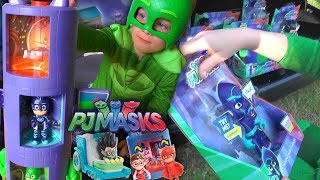 PJ Masks Transforming Toy Hunt  Luna Girl Tank Steals The Toys [upl. by Trometer654]