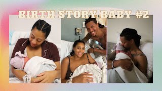 My Husband Caught Our Daughter  Birth Story Baby 2  Sydel Curry Lee [upl. by Aissilem561]