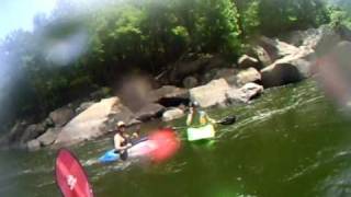 Kayaking Lower Keeney on the New River Gorge [upl. by Eanod98]