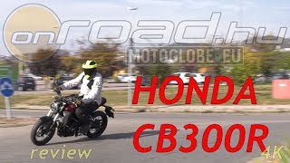 Honda CB300R Neo Sports Café review 4K  Onroadbike [upl. by Aziar]