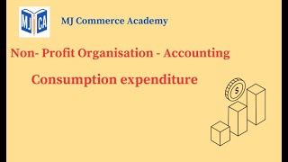 NonProfit Organisation  Accounting  Consumption Expenditure CA Foundation [upl. by Agarhs840]