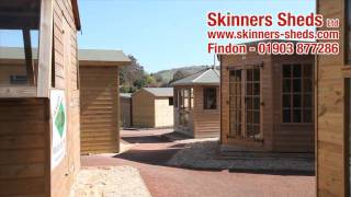 Skinners Sheds  Wyevale Garden Centre in Findon West Sussex [upl. by Nelad]