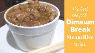 Cebu Steam Rice Recipe Dimsum Break Steam Rice [upl. by Gunning757]