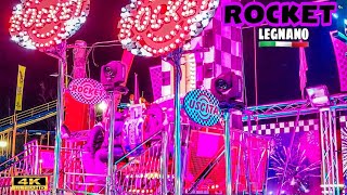 ROCKET Ride  Giostre 2024 🇮🇹 Legnano Lunapark 4K [upl. by Suanne263]