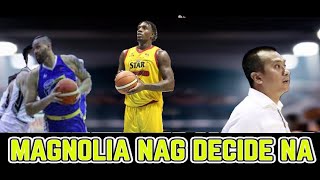 ETO NA MAGNOLIA PINALITAN SI RICARDO RATLIFFE MAY BAGONG IMPORT  BIG DECISION ITO [upl. by Murphy986]