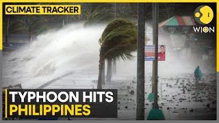 Typhoon ManYi Makes Landfall In Philippines 7 Killed  WION Climate Tracker [upl. by Cost247]