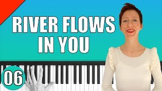 Yiruma  River Flows in You  Piano Tutorial 6 [upl. by Reitrac230]