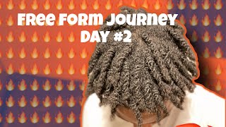 FREEFORM TWISTOUT METHOD JOURNEY pt2 [upl. by Doowyah382]