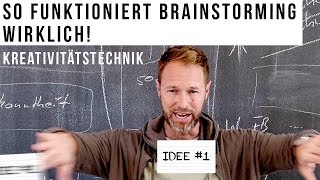 Der Inspiration amp Kreativitätstechnik Klassiker  BRAINSTORMING  Kommunikationsagentur erklärts [upl. by Jammie]